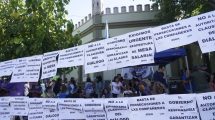 Imagen de Video | Paro docente en Neuquén: ATEN retoma el bloqueo a Casa de Gobierno este martes