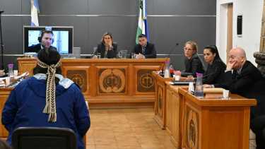 El juicio contra la comunidad Buenuleo llegó a instancias de alegatos con pedidos de declaración de culpabilidad por usurpación. Foto: Chino Leiva