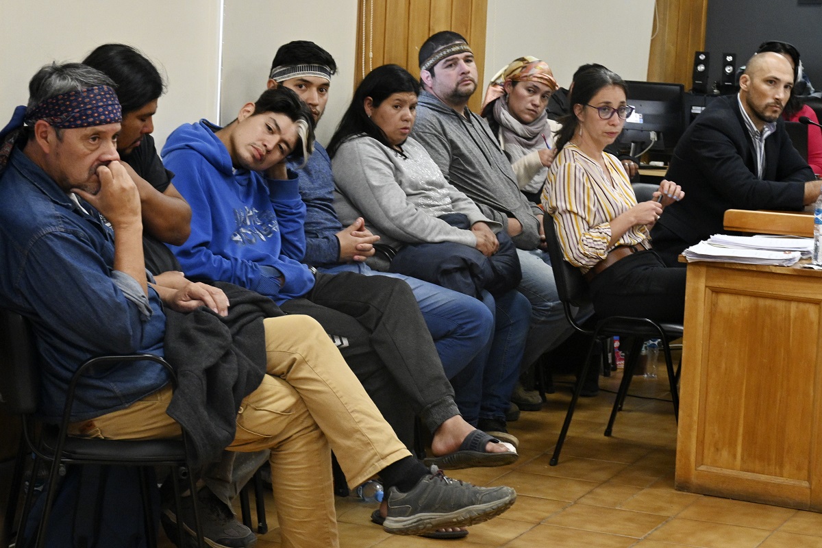 El hecho ocurrió en septiembre de 2019. Cinco de los nueve referentes mapuches llevados a juicio recibieron condenas. (foto archivo)