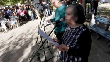 La plaza de Honduras y Perú en Centenario sa denomina espacio de Memoria porque los actos del 24M a la mañana se realizan allí (foto Oscar Livera)