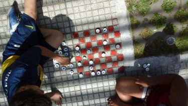 Algunos de los chicos que participan de los talleres. (Imagen: gentileza Agustín Teglia)