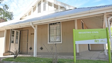 Habilitado el mismo año de la fundación del pueblo (1903), recién fue puesto a disposición de estos trámites en 1910. Foto: Flor Salto.