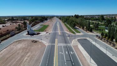 Se finalizó la obra que mejora las condiciones de ingreso en el oeste de la Cutral Co (Foto: gentileza)