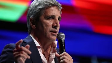 Caputo celebró la media sanción de la Ley Bases. Foto: archivo. 