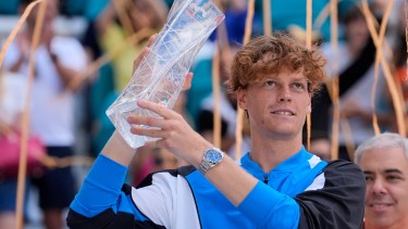 Jannik Sinner es el primer italiano en consagrarse en el Masters 1000 de Miami.