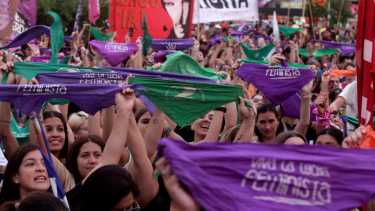 Movilización 8 de marzo. Foto: Archivo Oscar Livera.