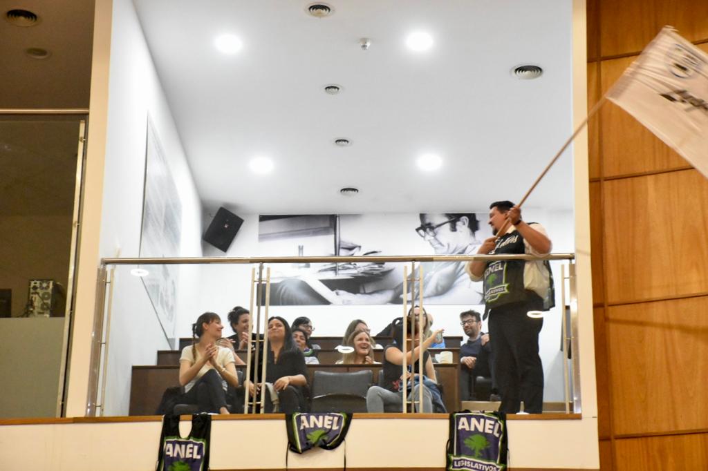 ANEL es el sindicato de empleados legislativos de Neuquén. Foto: archivo Matías Subat