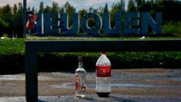 El festejo del UPD el año pasado en Neuquén terminó con disturbios. Foto: Matías Subat.