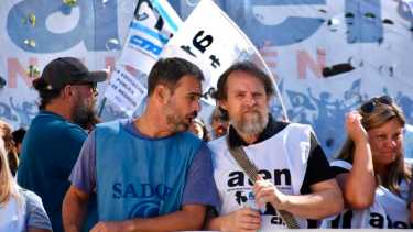 El secretario general de ATEN, Marcelo Guagliardo. Foto: Matías Subat.