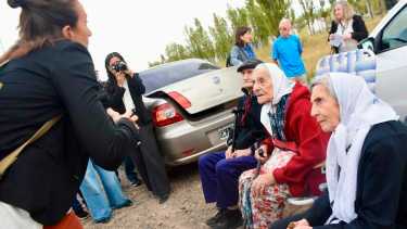 La jueza federal María Paula Marisi le tomó declaraciones a los Ragni, en el predio donde funcionó el centro de torturas (foto Matías Subat)
