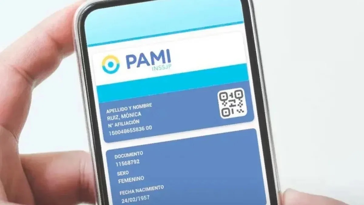 La credencial de PAMI se gestiona a través de la app de la obra social.-