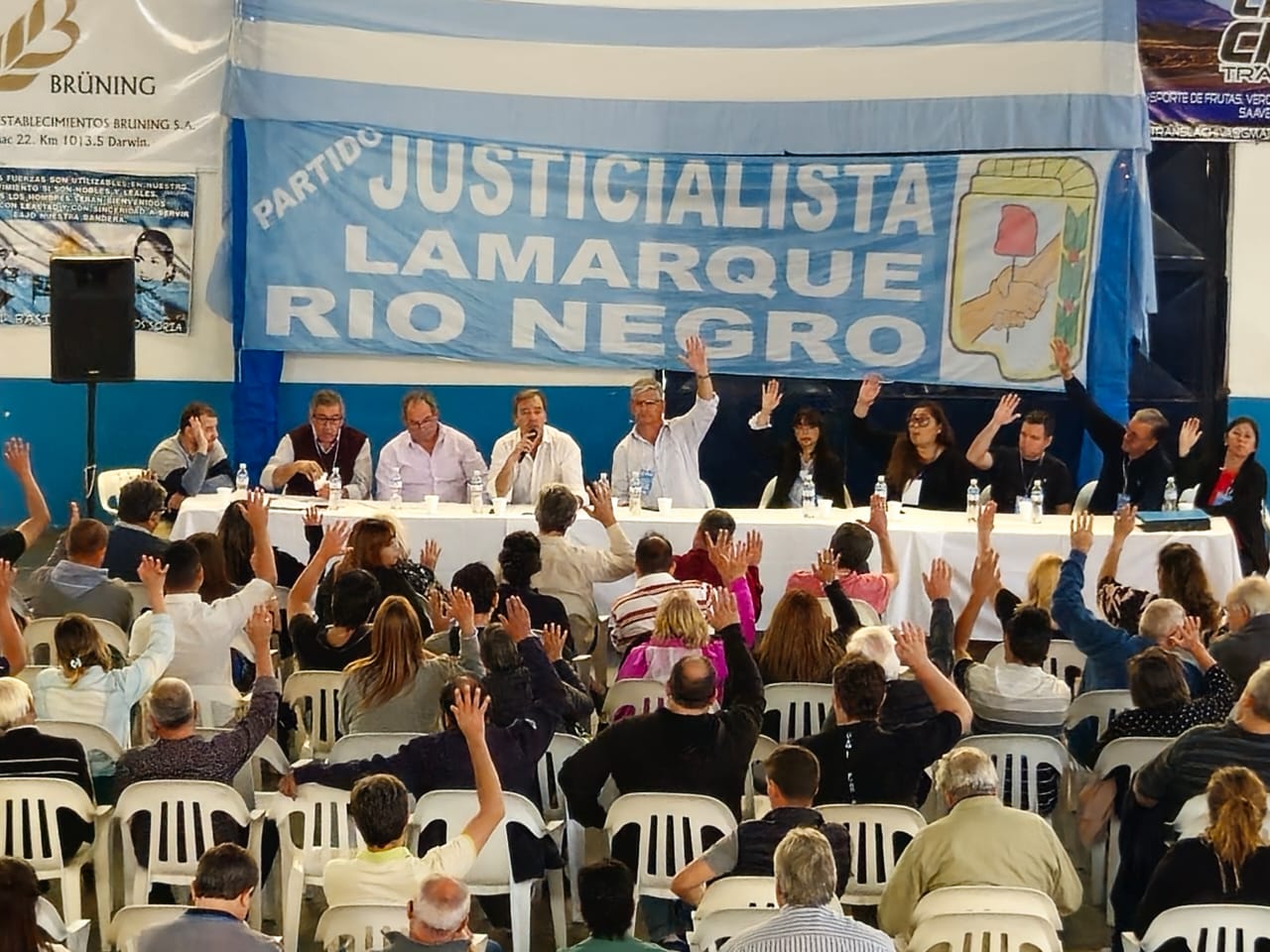 El Congreso del PJ de Río Negro se reunió en Lamarque, de manera presencial, como no ocurría desde hace cinco años.