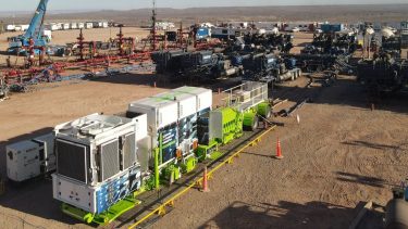 Martínez presentó un proyecto de ley para emplear gas natural en las operaciones de fractura y perforación. Foto: gentileza. 