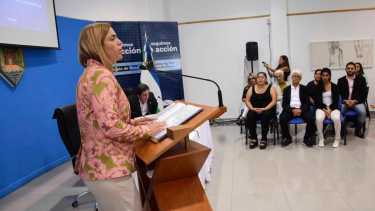 La intendenta Maria Emilia Soria en la apertura de sesiones del Deliberante. El último mes fue con fuertes debates internos. (Foto: Archivo / Andrés Maripe)