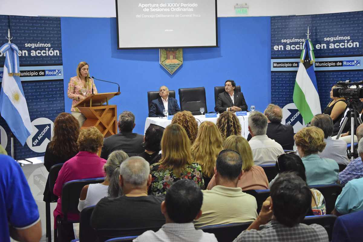María Emilia Soria y la apertura de sesiones en Roca: «Vialidad ...