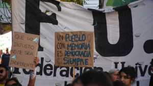 Marcha por el 24 de marzo en Roca: «Nunca más, es nunca más, fin»