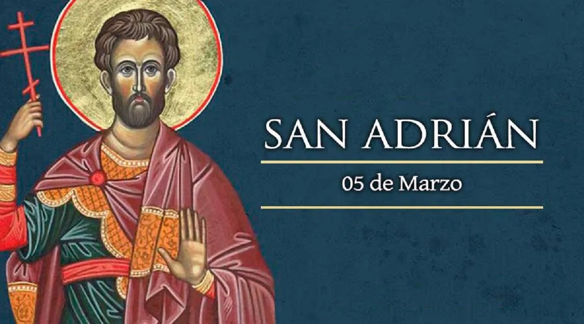 San Adrián murió defendiendo sus ideas cristianas.-