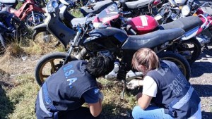 Aparecieron motos robadas en el depósito judicial de Viedma
