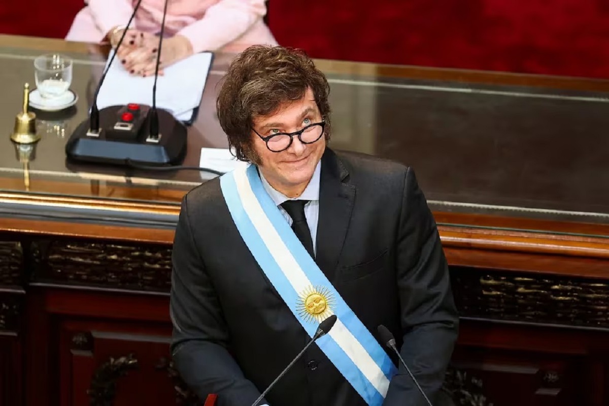 Milei cerró su discurso de apertura de sesiones con el clásico: "Viva la libertad carajo". 