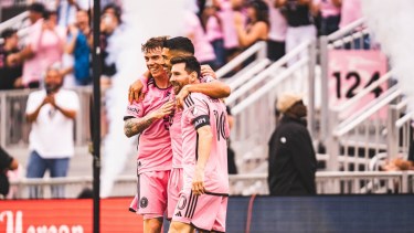 Messi llegó a los 500 goles en torneos de liga. 