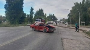Choque múltiple sobre la Ruta 22 en Cipolletti: un adolescente herido