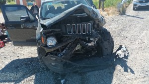 Una nena de tres años está grave tras violento choque frontal en la Ruta 40, cerca de Bariloche