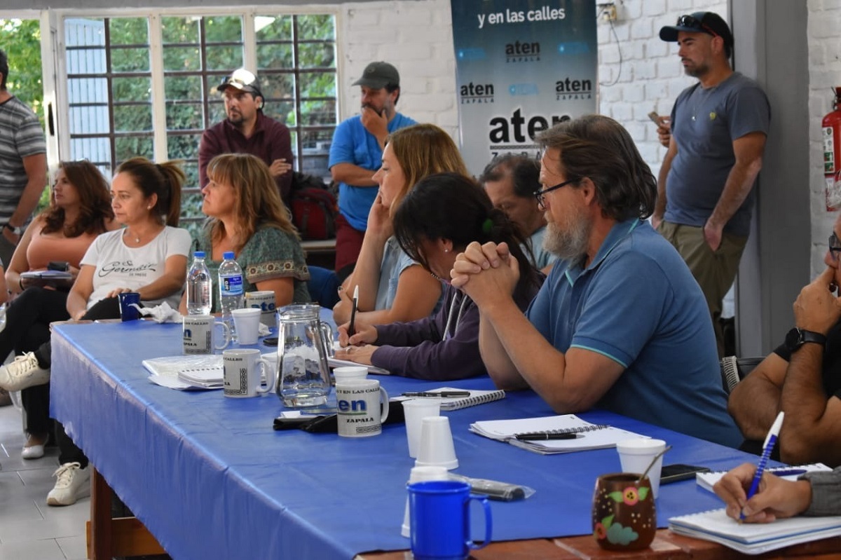 Los docentes de Neuquén rechazaron el aumento por decreto de Figueroa. Foto: Gentileza ATEN. 