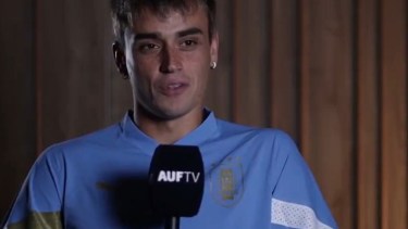 Nicolás Fonseca recibió su primera convocatoria con la Selección de Uruguay.