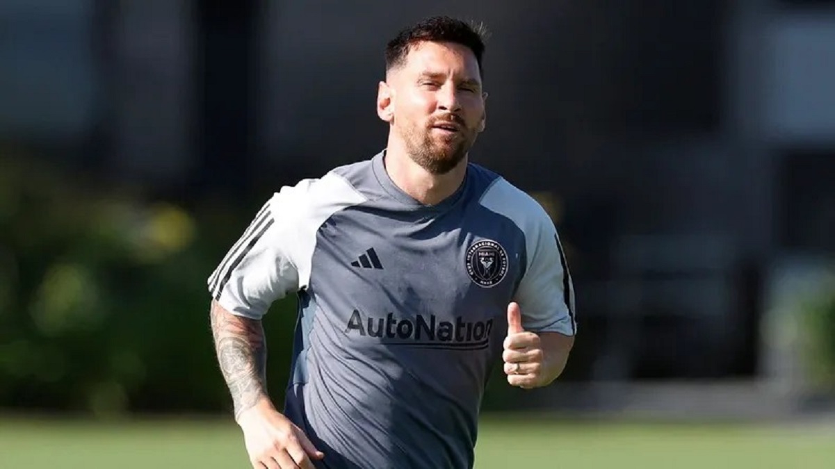 Lionel Messi volvió a entrenarse en Inter Miami.