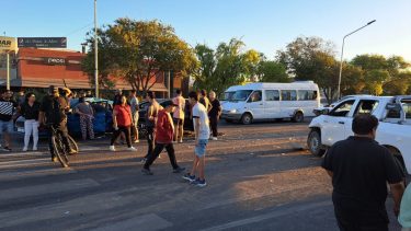 Ocurrió cerca de las 19:30- Foto: Diario RIO NEGRO. 