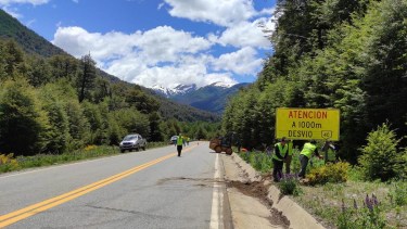 Los trabajos fueron pospuestos hasta nuevo aviso. Foto: Gentileza Vialiadad Nacional. 
