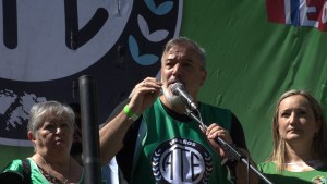 «La conflictividad va a seguir”: Aguiar le contestó a Milei por su idea de recortar 70.000 empleos del Estado