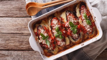 Berenjenas a la parmesana: en pocos minutos, ricas y saludables