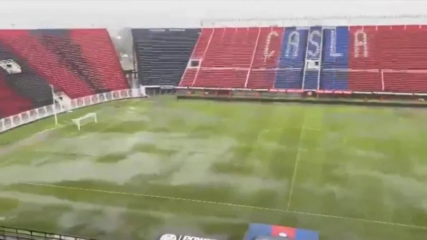 Por la lluvia, se suspendió San Lorenzo - Godoy Cruz.