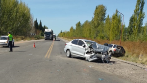 Choque frontal sobre Ruta 22, en Guerrico: fueron dadas de alta las mujeres trasladadas a Roca