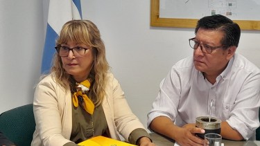 Cinirella y BIchara encabezaron una reunión en la capital rionegrina. Foto: gentileza.