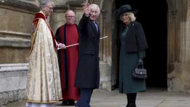 El rey Carlos fue a una misa de Pascua, la primera aparición pública tras el diagnóstico de cáncer: Kate se ausentó
