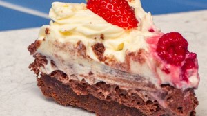 Torta mousse de chocolate para hacer agua la boca