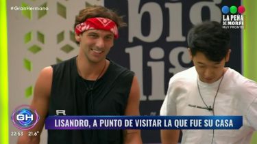 Sorpresa por la fulminante a Martín Ku en Gran Hermano , y Bautista ganó la prueba y es nuevo líder de la semana. Foto: Captura Telefe. 