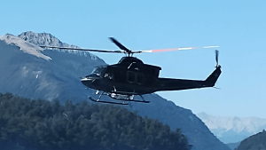 Turista alemán con una laceración grave fue rescatado en helicóptero en Bariloche