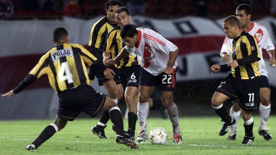 River y Deportivo Táchira se enfrentaron dos veces por Copa Libertadores.