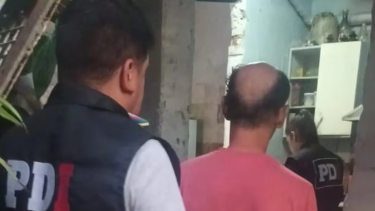 El hombre fue detenido hoy en su casa. 
