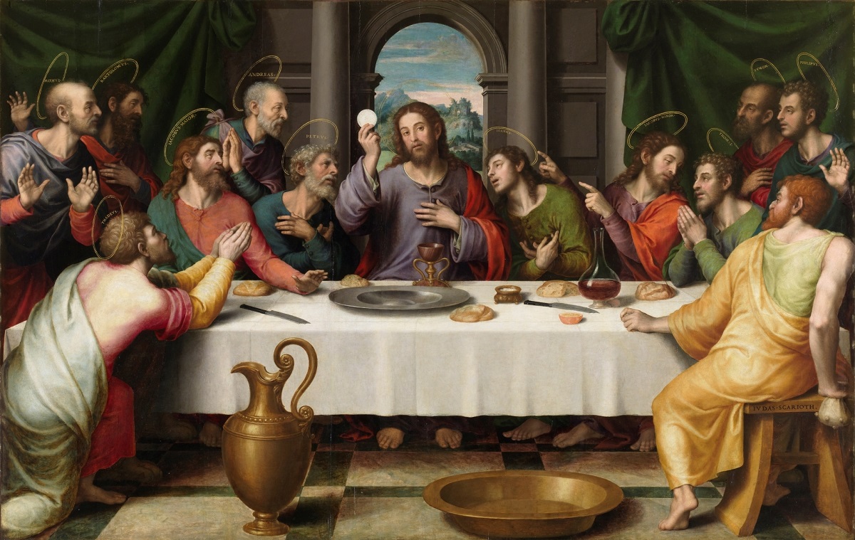 El Jueves Santo se conmemora la última cena de Jesús con sus apóstoles.-