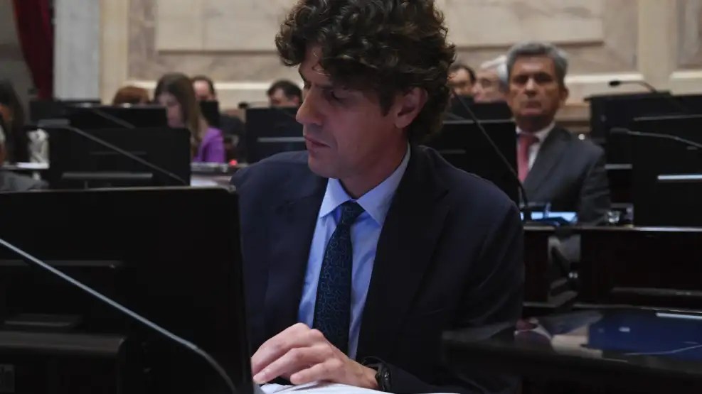 El senador de la UCR Martín Lousteau fue el único radical que votó para continuar el tratamiento del DNU. Foto gentileza.