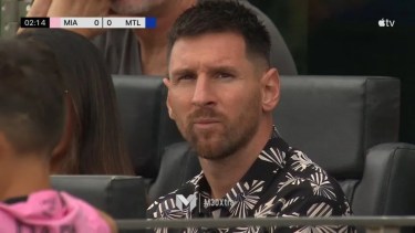 Lionel Messi no fue ni al banco suplente ante Montréal.