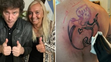 Milei recibió recibió a la sobrina nieta de Solari Parravicini, el autor de la teoría del "hombre gris"