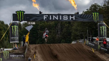 El MXGP Argentina YPF INFINIA en Villa la Angostura. Fuente:  @minturismoneuquen @turismoneuquen.