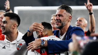 Martín Demichelis estalló el llanto por la obtención del título.