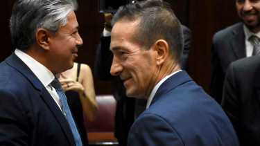 El ministro de Gobierno, Jorge Tobares, principal negociador con los gremios. Foto: Matías Subat.