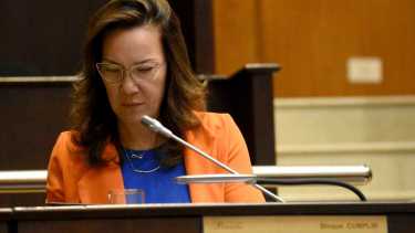 La diputada de Cumplir-LLA, Brenda Buchiniz. Foto: Matías Subat.